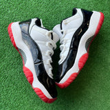 Jordan Concord Bred Low 11s Size 7