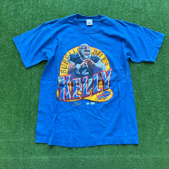 Vintage Buffalo Bills Jim Kelly Tee Size L