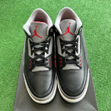 Jordan Black Cement 3s Size 11.5