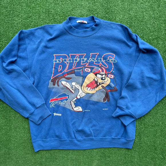 Vintage Buffalo Bills Taz Crewneck Size XL