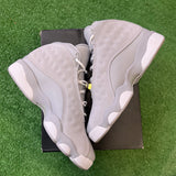 Jordan Wolf Grey 13s Size 4.5Y