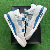 Jordan MilitaryBlue 4s Size 11.5