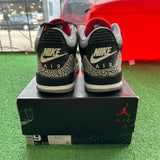 Jordan 2018 Black Cement 3s Size 9