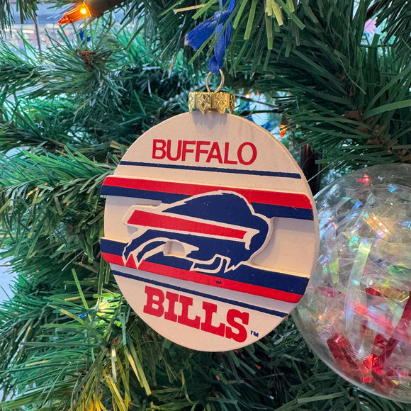 Vintage Buffalo Bills Christmas Ornament