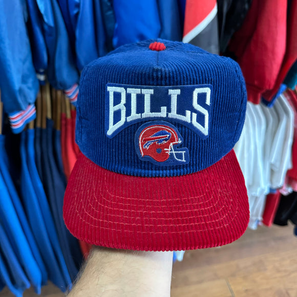 Vintage Buffalo Bills New Era Corduroy Snapback Hat