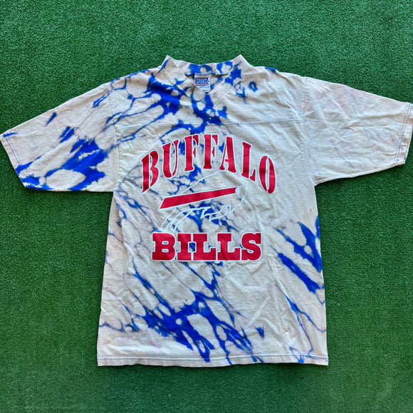 Vintage Buffalo Bills Flutie Bleached Tee Size L