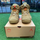 Jordan Travis Scott British Khaki 6s Size 9