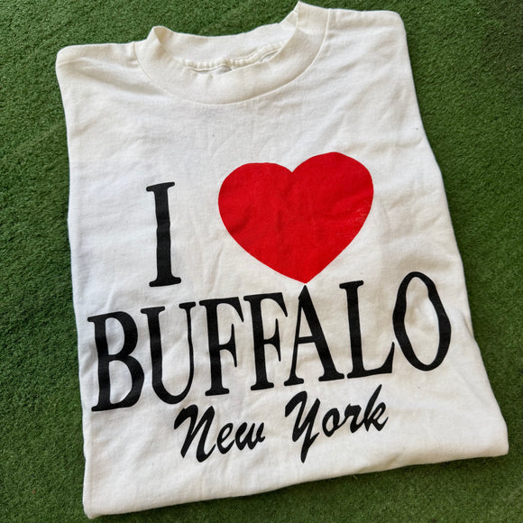 Vintage I Love Buffalo New York Tee Size L