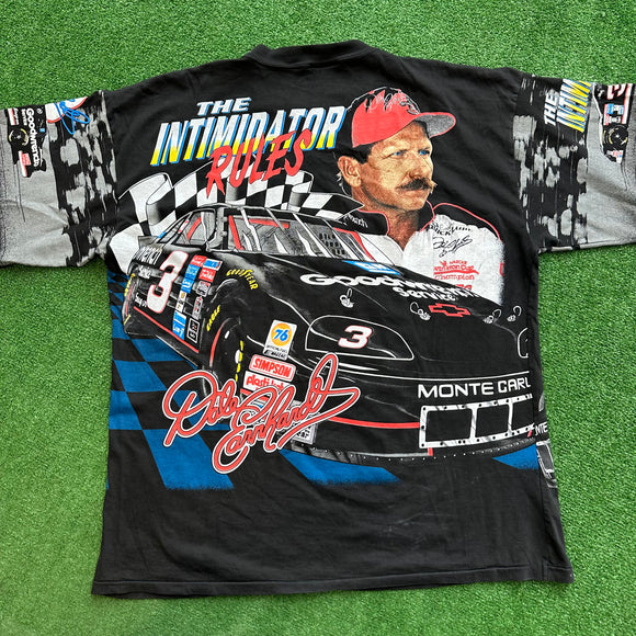 Vintage NASCAR Dale Earnhardt A.O.P Tee Size XXL