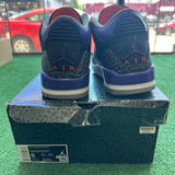 Jordan Dark Court Purple 3s Size 8