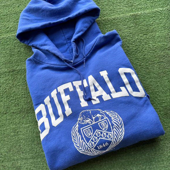 Vintage University at Buffalo Hoodie Size L