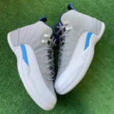 Jordan Grey University Blue 12s Size 8.5