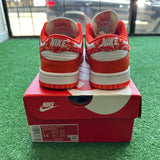 Nike Orange Paisley Low Dunk Size 7W/5.5M