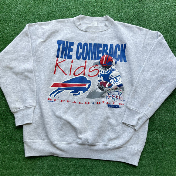 Vintage Buffalo Bills Super Bowl XXVII Crewneck Size L