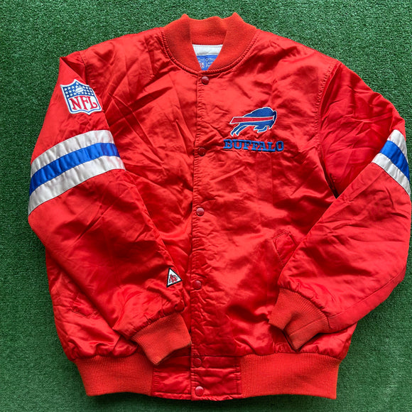 Vintage Buffalo Bills Satin Jacket Size L