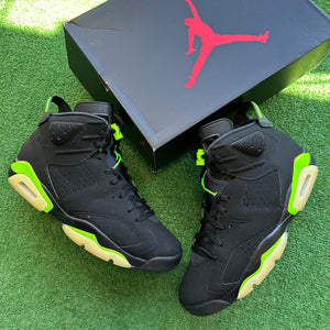 Jordan Electric Green 6s Size 12