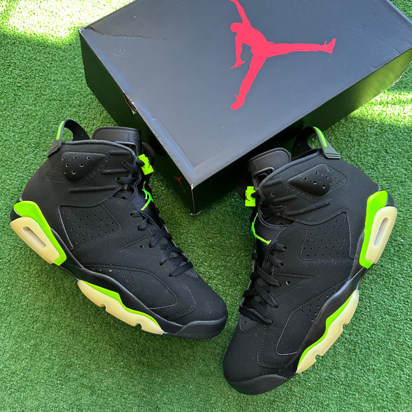 Jordan Electric Green 6s Size 12