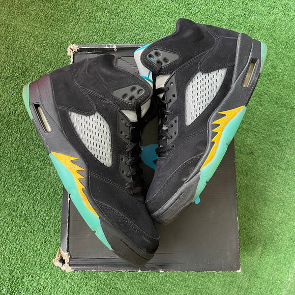 Jordan Aqua 5s Size 9.5