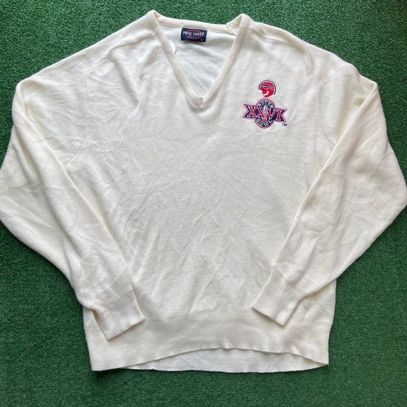 Vintage Buffalo Bills V-Neck Sweater Size L