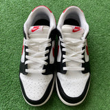 Nike Red Swoosh Panda Low Dunks Size 10