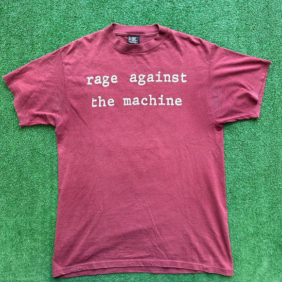 Vintage Rage Against The Machine Tee Size L