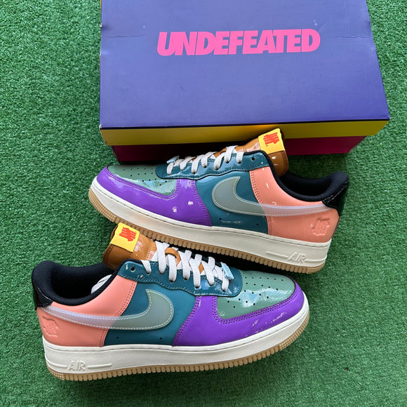 Nike Undefeated Wild Berry Low Air Force 1s Size 11