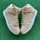 Nike Vachetta Tan High Dunk Size 8W/6.5M