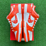 Nike Orange Paisley Low Dunk Size 7W/5.5M