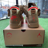 Jordan Travis Scott British Khaki 6s Size 10.5