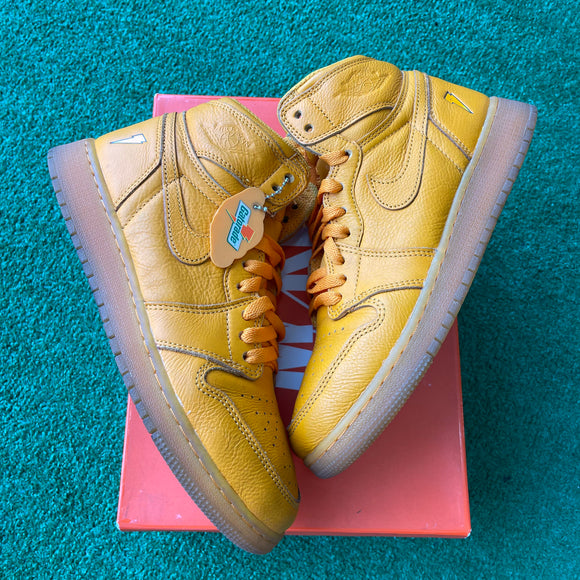 Jordan 1 retro high gatorade orange peel deals