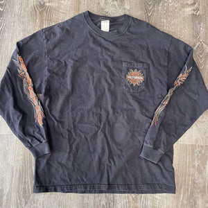 Vintage Harley Davidson Orchard Park Longsleeve Pocket Tee Size XL