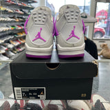 Jordan Hyper Violet 4s Size 7Y