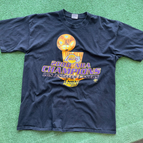 Vintage Los Angeles Lakers 2000 Champions Tee Size XL