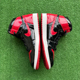 Jordan Patent Bred 1s Size 10.5