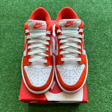 Nike Orange Paisley Low Dunk Size 7W/5.5M