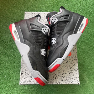 Jordan Reimagined Bred 4s Size 5.5Y