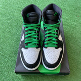 Jordan Black Lucky Green 1s Size 11