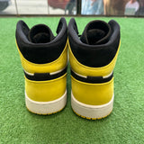 Jordan Yellow Toe Mid 1s Size 12