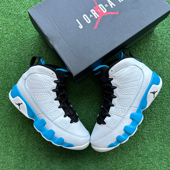 Jordan Powder Blue 9s Size 7Y