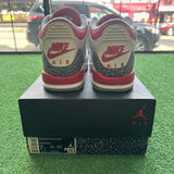 Jordan Fire Red 3s Size 7Y