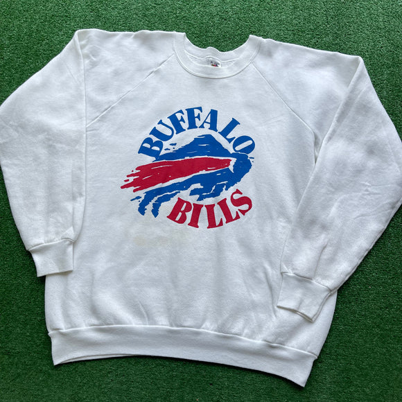 Vintage Buffalo Bills 1991 Roster Crewneck Size XL