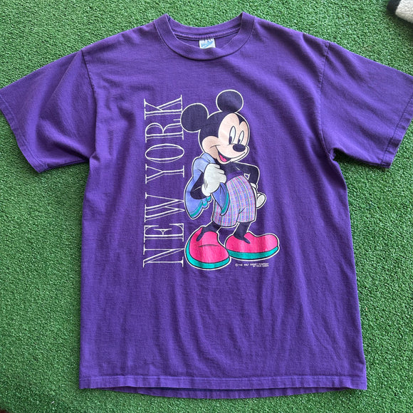 Vintage Mickey Mouse New York Tee Size L