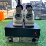 Jordan White Cement 4s Size 10