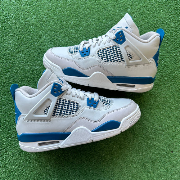 Jordan Military Blue 4s Size 6Y