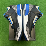 Jordan Sport Blue 3s Size 12