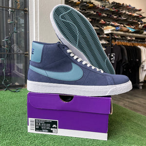 Brand New Nike Midnight Navy Aqua SB Mid Blazer 11.5