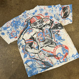 Vintage Buffalo Bills Thurman Thomas All Over Print Tee