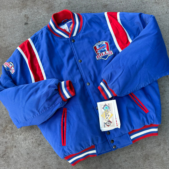 Vintage Buffalo Bills Jacket Logo Athletic Jacket Size L