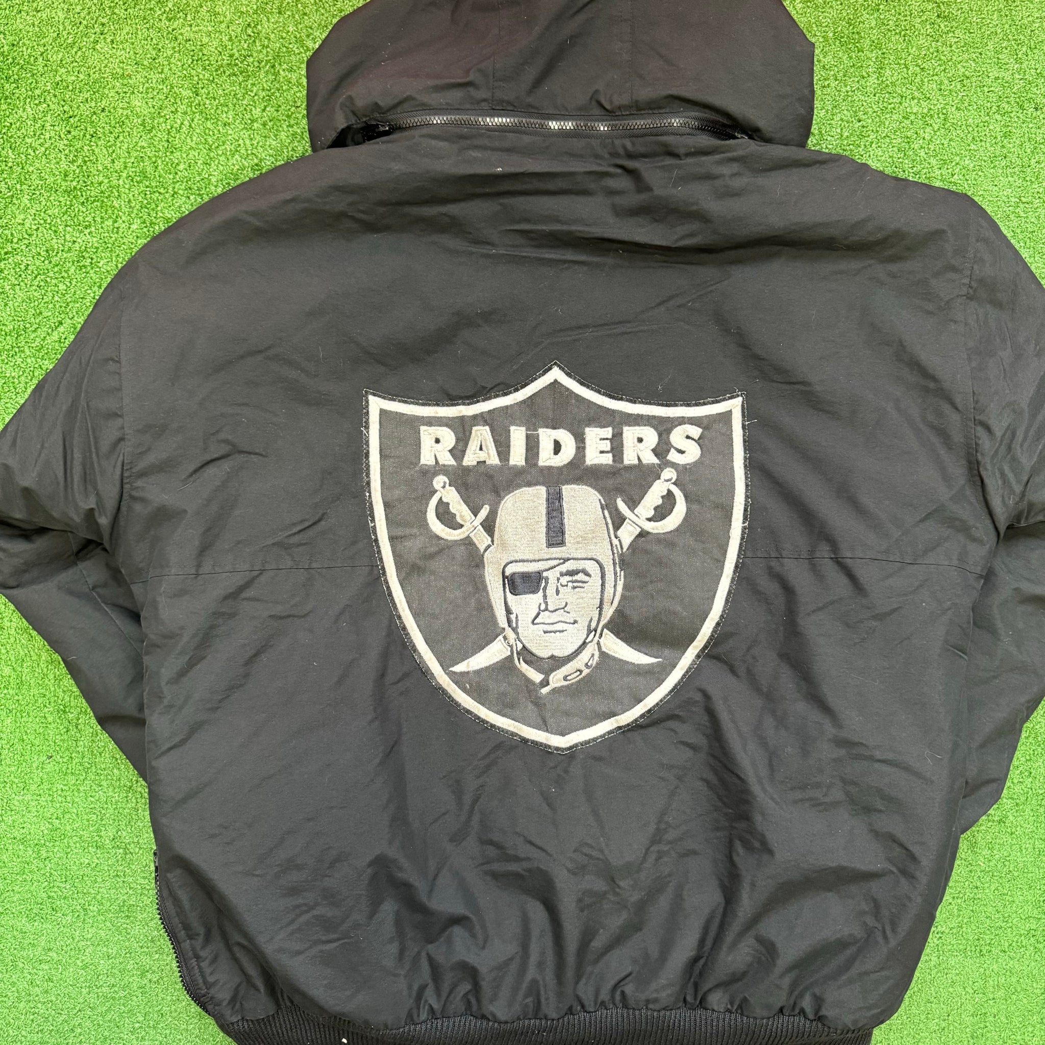 Sold NFL Raiders Starter Jacket size M