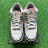 Jordan Fire Red 3s Size 7Y